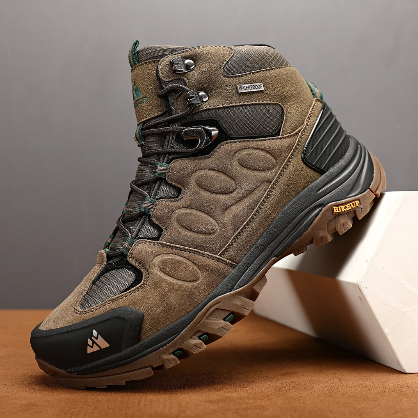 All-Weather Waterproof Hiking Boots with Rubber Grip Sole