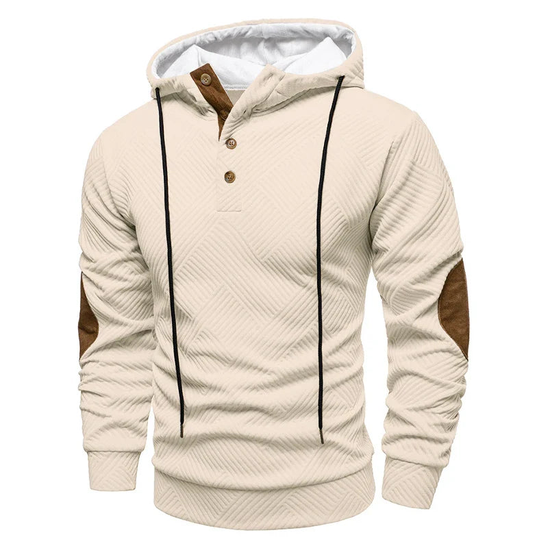 Image of Blaine | Men's Button Placket Hoodie