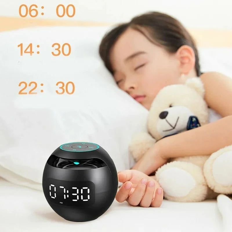 Bluetooth Alarm Clock - Smart LED Display with Wireless Music