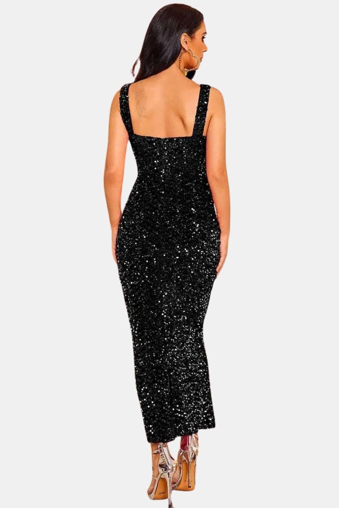 Image of Brenda | Women's Sleeveless Bodycon Maxi Dress