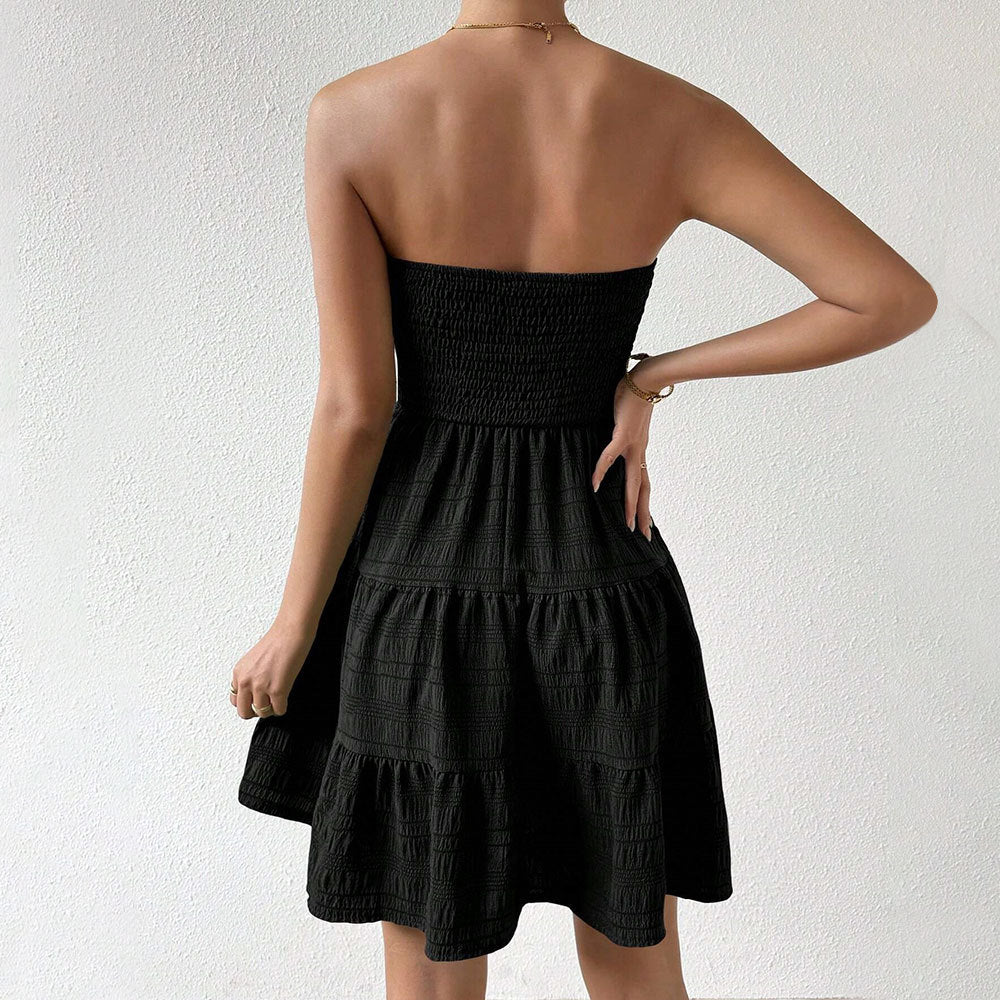 Image of Camille | Women's Strapless A-Line Mini Dress