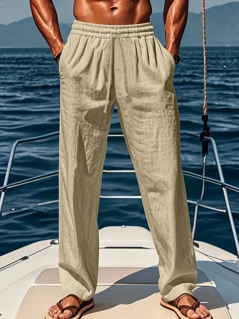 Image of Cassius | Men's Drawstring Loose Fit Pants