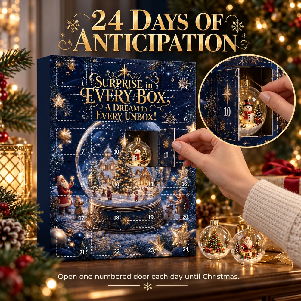 Christmas Baubles Advent Calendar 2026 – 24 Days Filled with Holiday Surprises