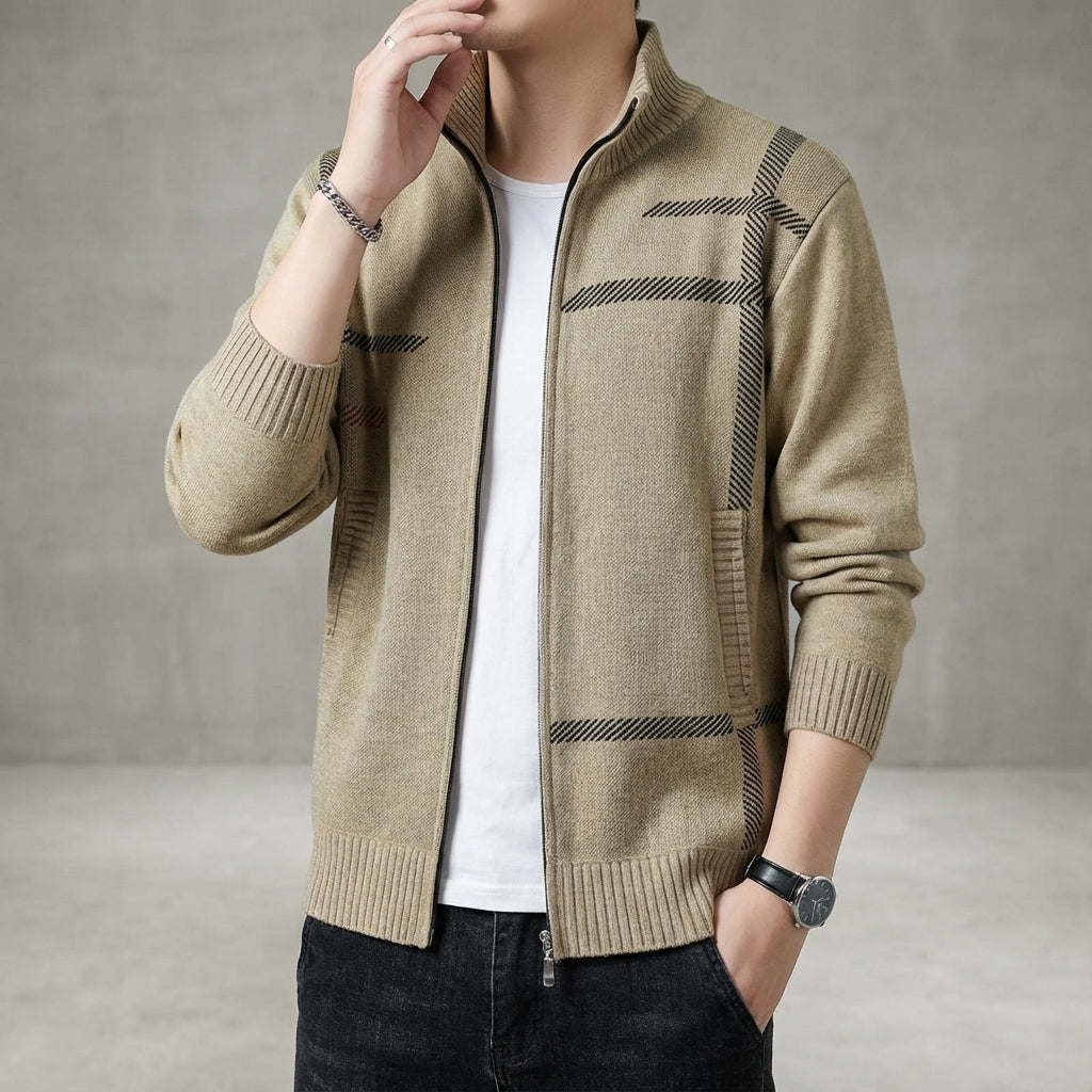 Image of Christopher | Men's Full Zip Casual Jacket