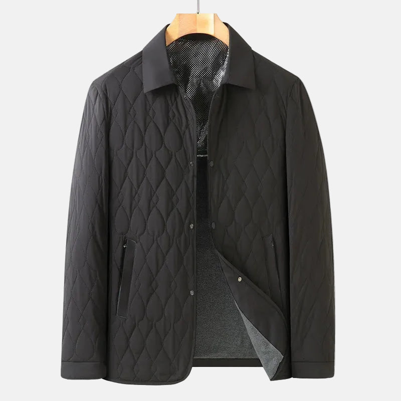 Image of Don | Men's Button-Front Quilted Jacket