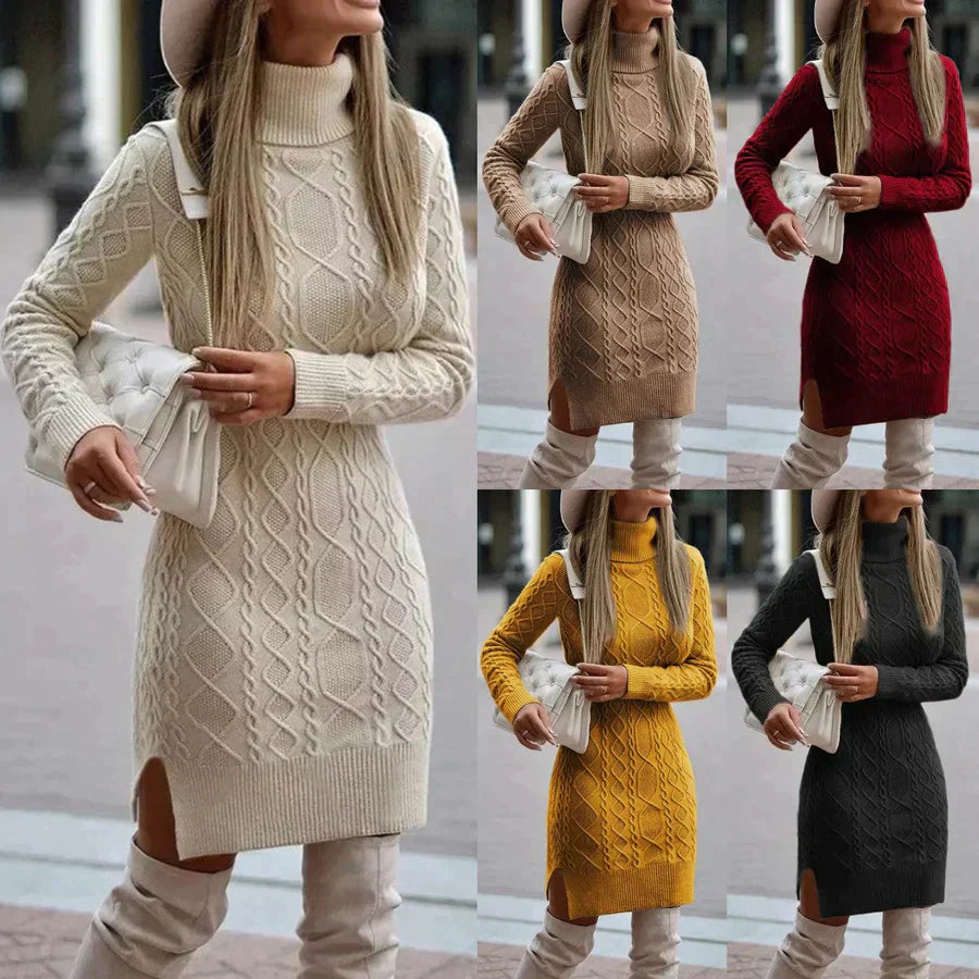 Elegant Knit Dress Winter