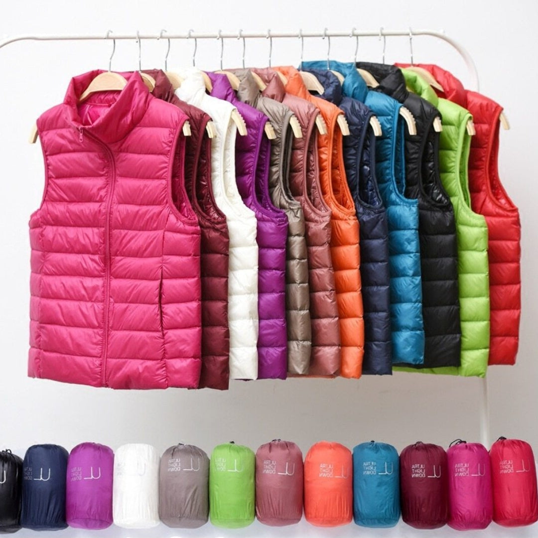 Elegant Sleeveless Warm Vest for Chilly Days