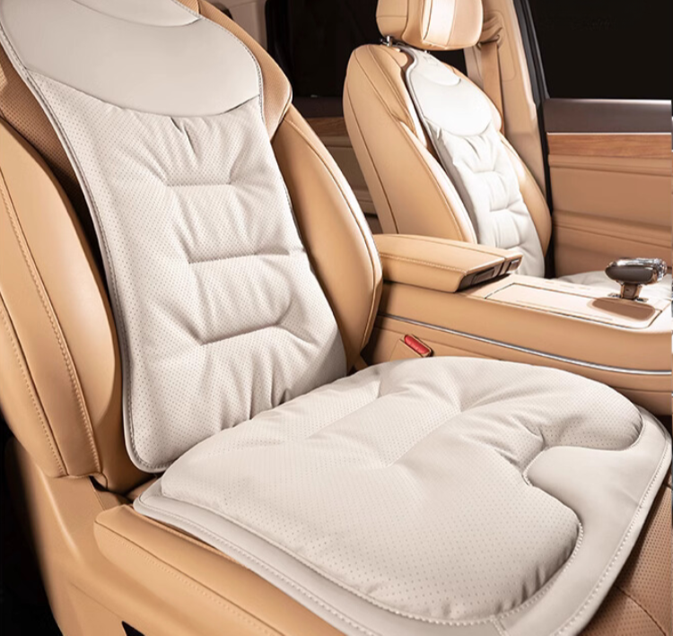 Ergonomic Car Seat Cushion with Lumbar Support – Breathable and Comfortable, Relieves Back Pain While Driving