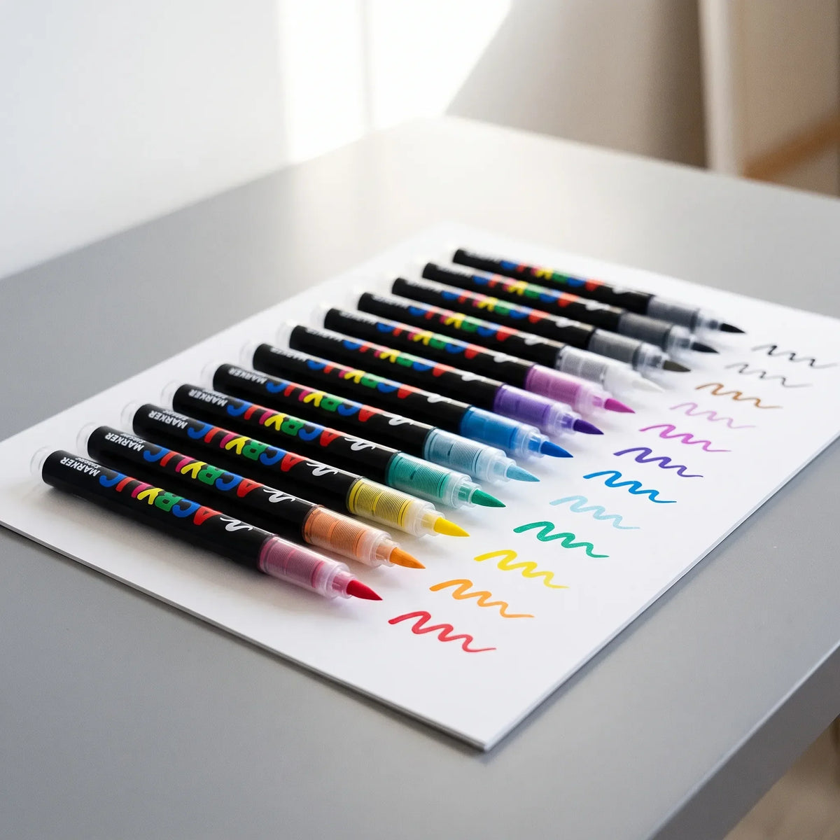 Flexible Tip Paint Markers