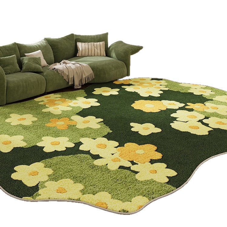 Floral-Patterned Area Rug