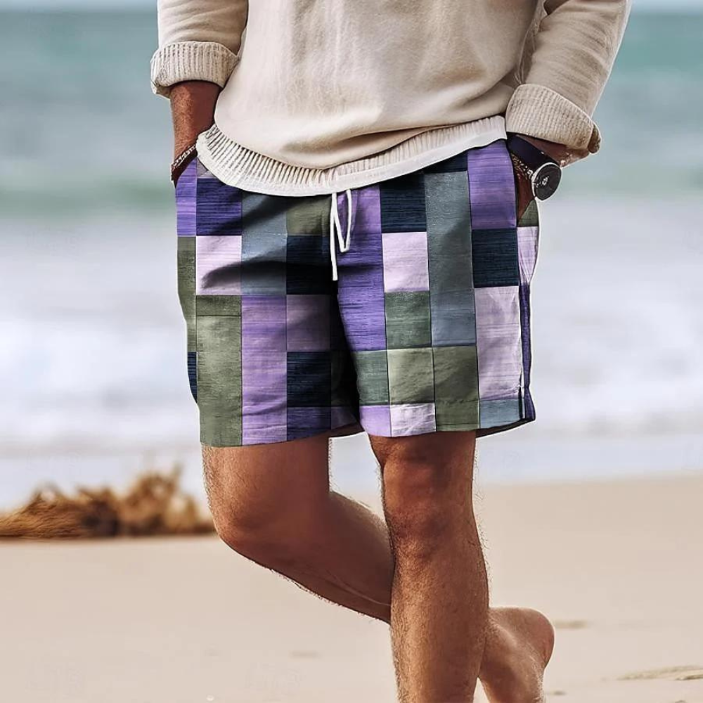 Image of Ian | Men's Printed Casual Shorts