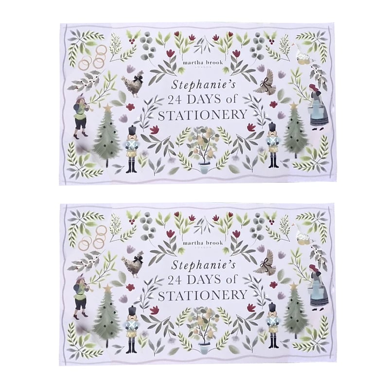 JollyJournals™ - Advent Calendar with Stationery 24 Surprises