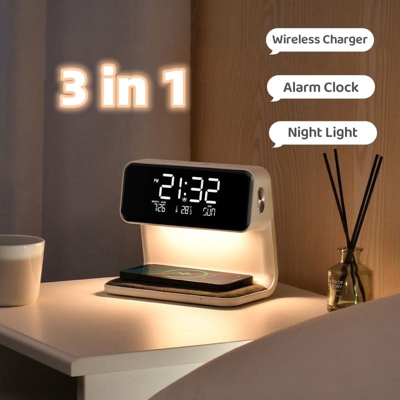 KLARBLICK – Clear LCD Alarm Clock with Dimmer Function