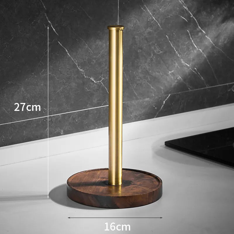 Luxury Paper Towel Holder – Handmade Walnut Design for a Stylish Kitchen