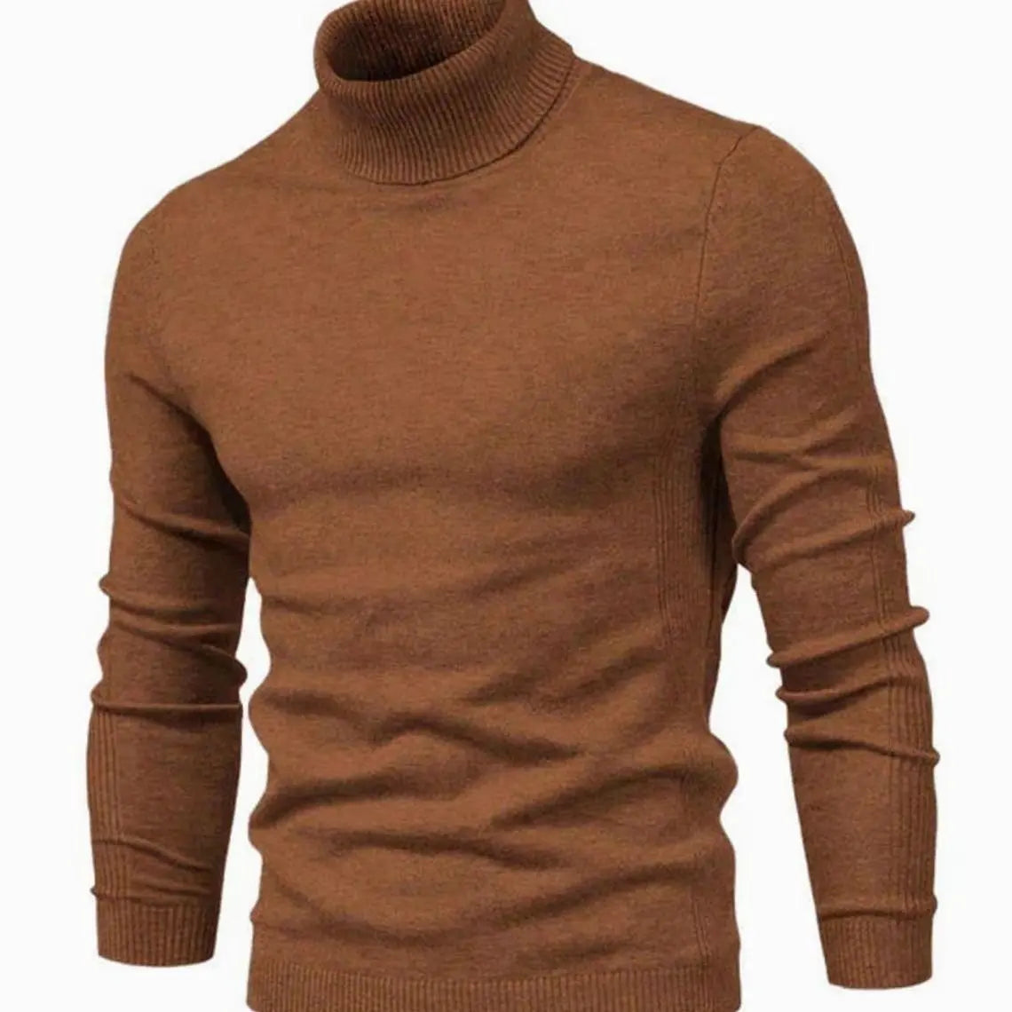 Men's Casual Slim-Fit Turtleneck Knit Pullover Sweater