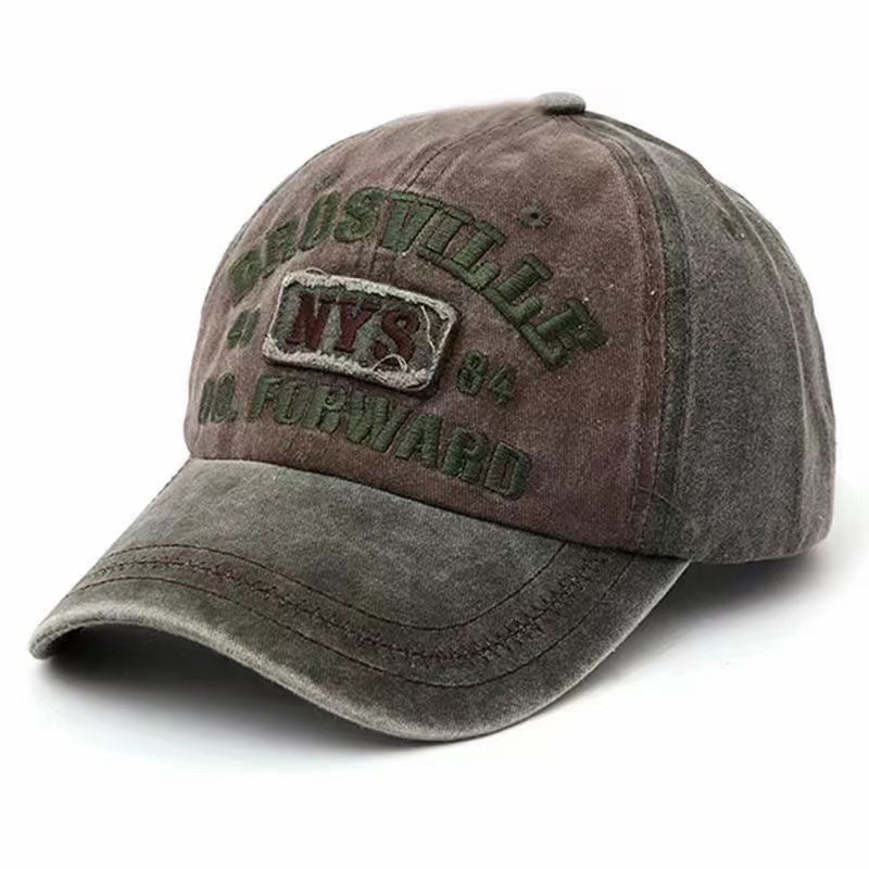 Men's Distressed Vintage-Inspired Baseball Cap