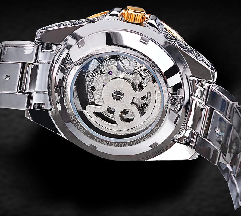 Men's Skeleton Mechanical Watch