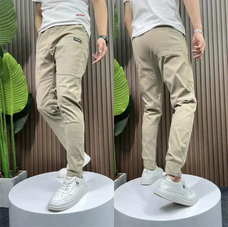 Milo - Slim fit cargo pants with pockets