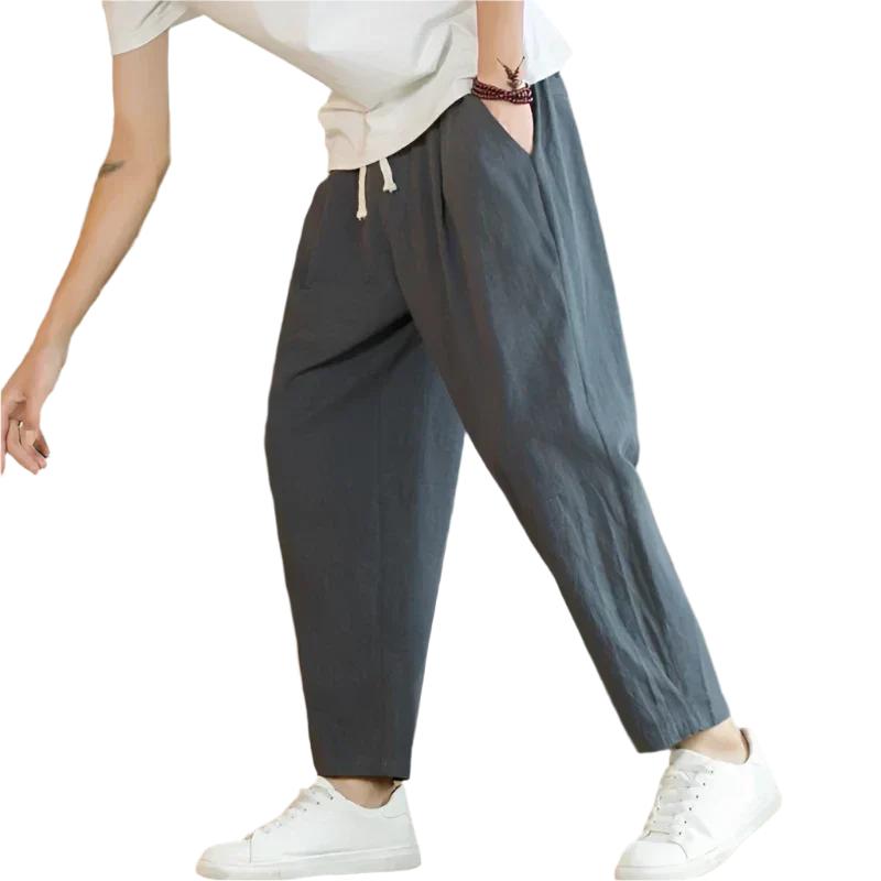 Image of Ross | Men's Wide Leg Drawstring Pants