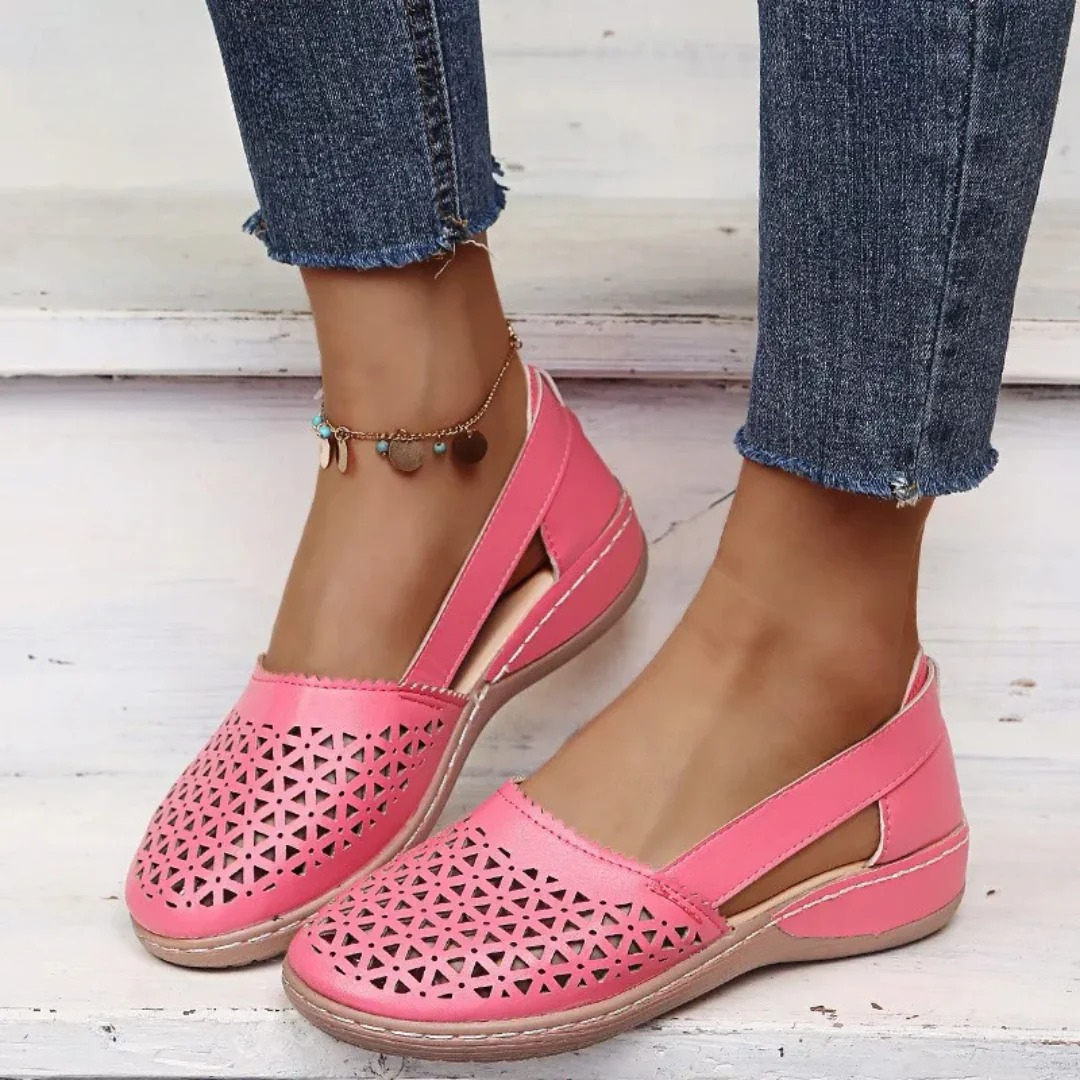 Image of Sharon | Women's Slip-On Wedge Heel Shoes