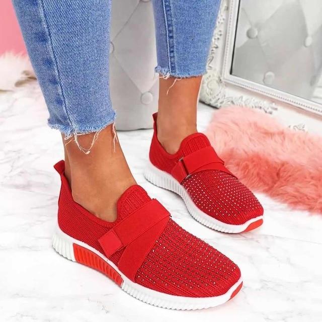 Slip-On Sneaker for Women with Velcro | Improve Your Walking Posture!