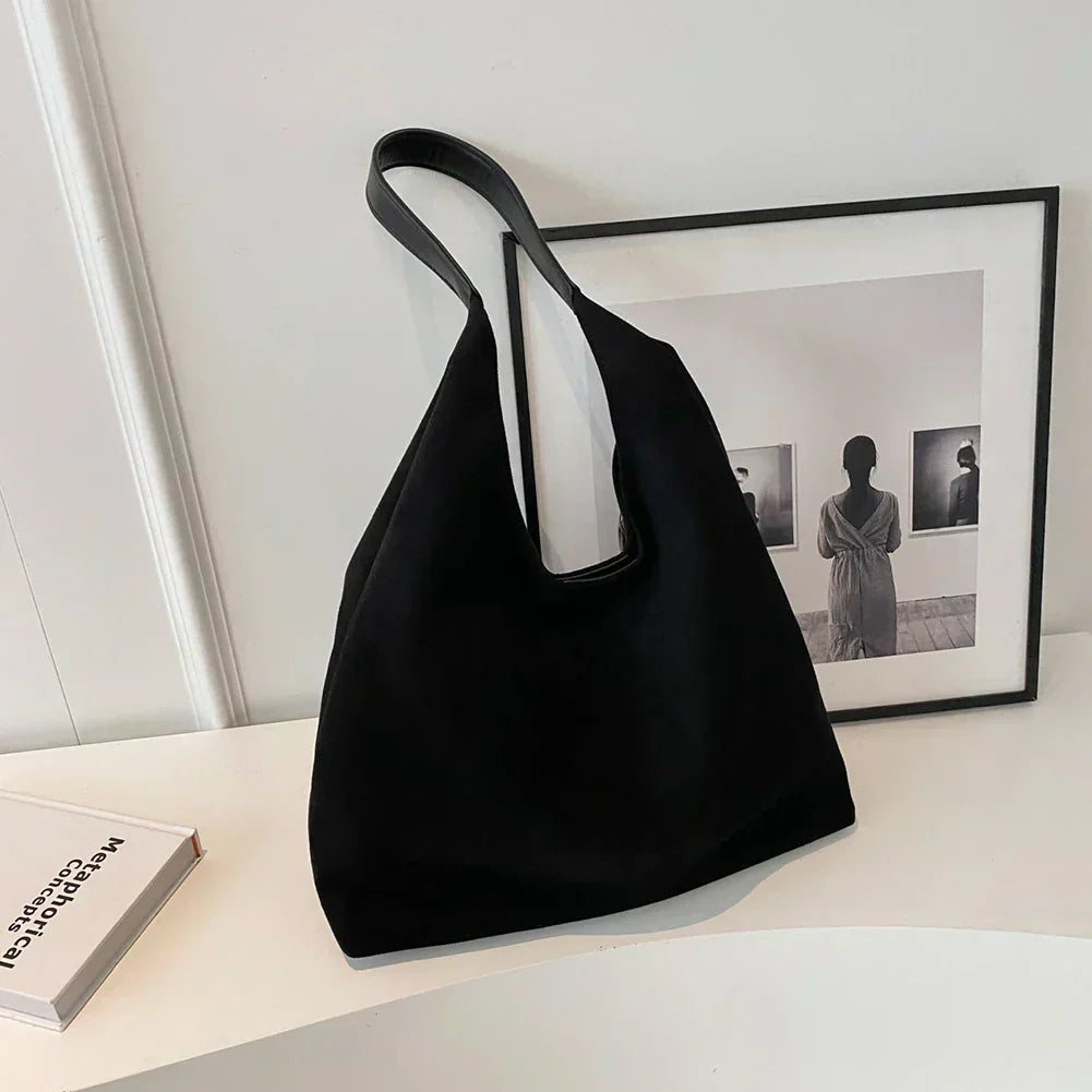 Tote Bag Made of Natural Suede
