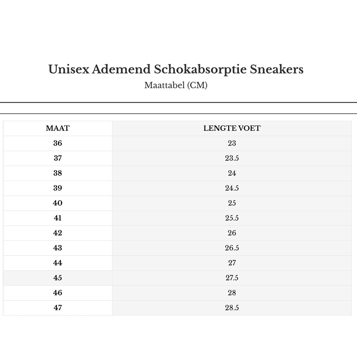 Unisex Ademend Shock-Absorbing Sneakers