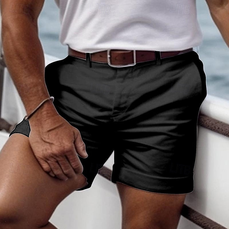 Image of Wade | Men's Cuffed Chino Shorts