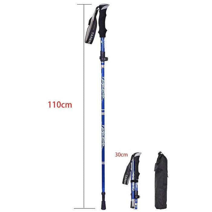 Wearclo | Adjustable Trekking Poles - Folding Telescopic Rod
