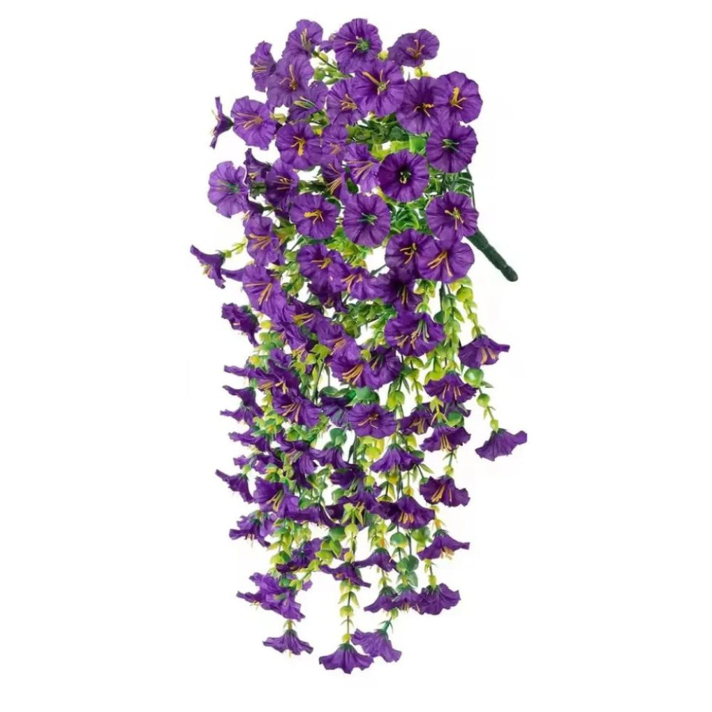 Wearclo | Artificial Morning Glory Flower Hanging Decor