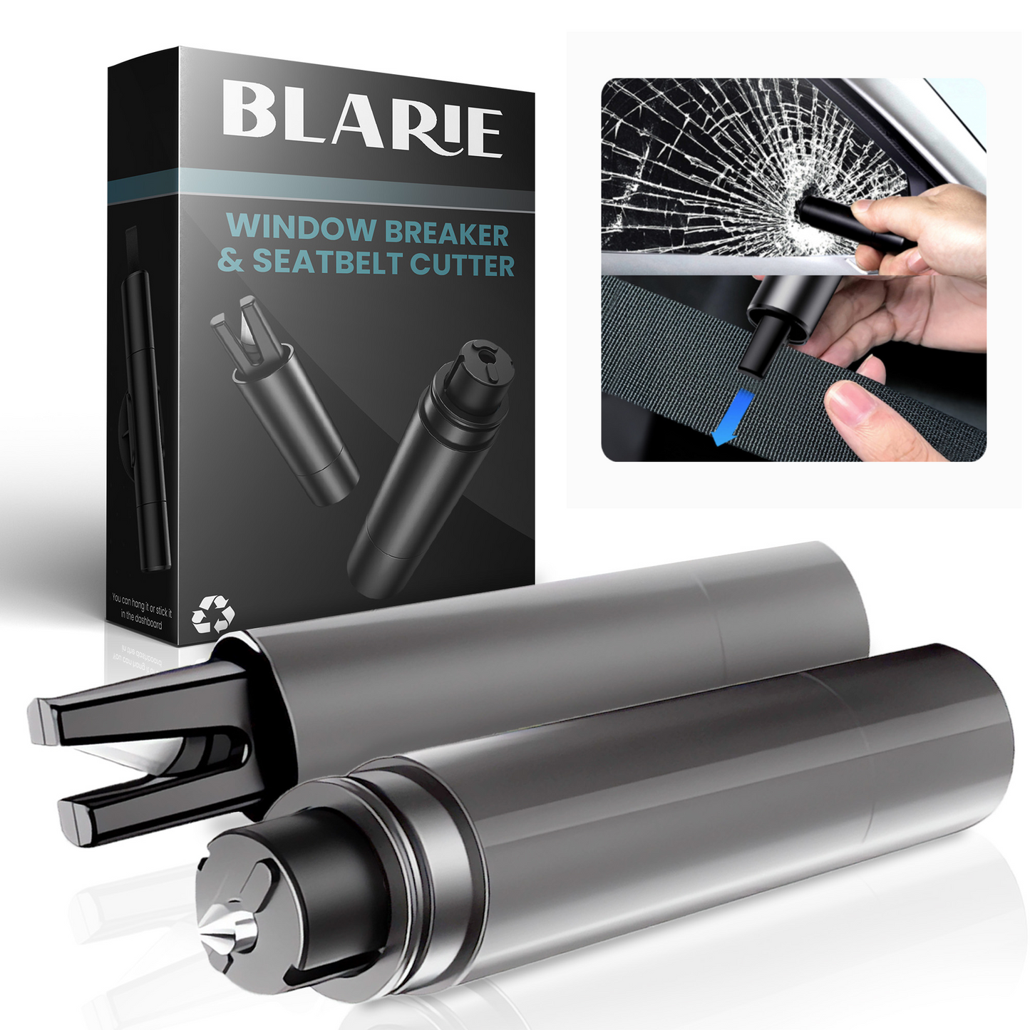 Wearclo | Car Safety Hammer – Essential Car Escape Tool & Window Breaker for Emergencies