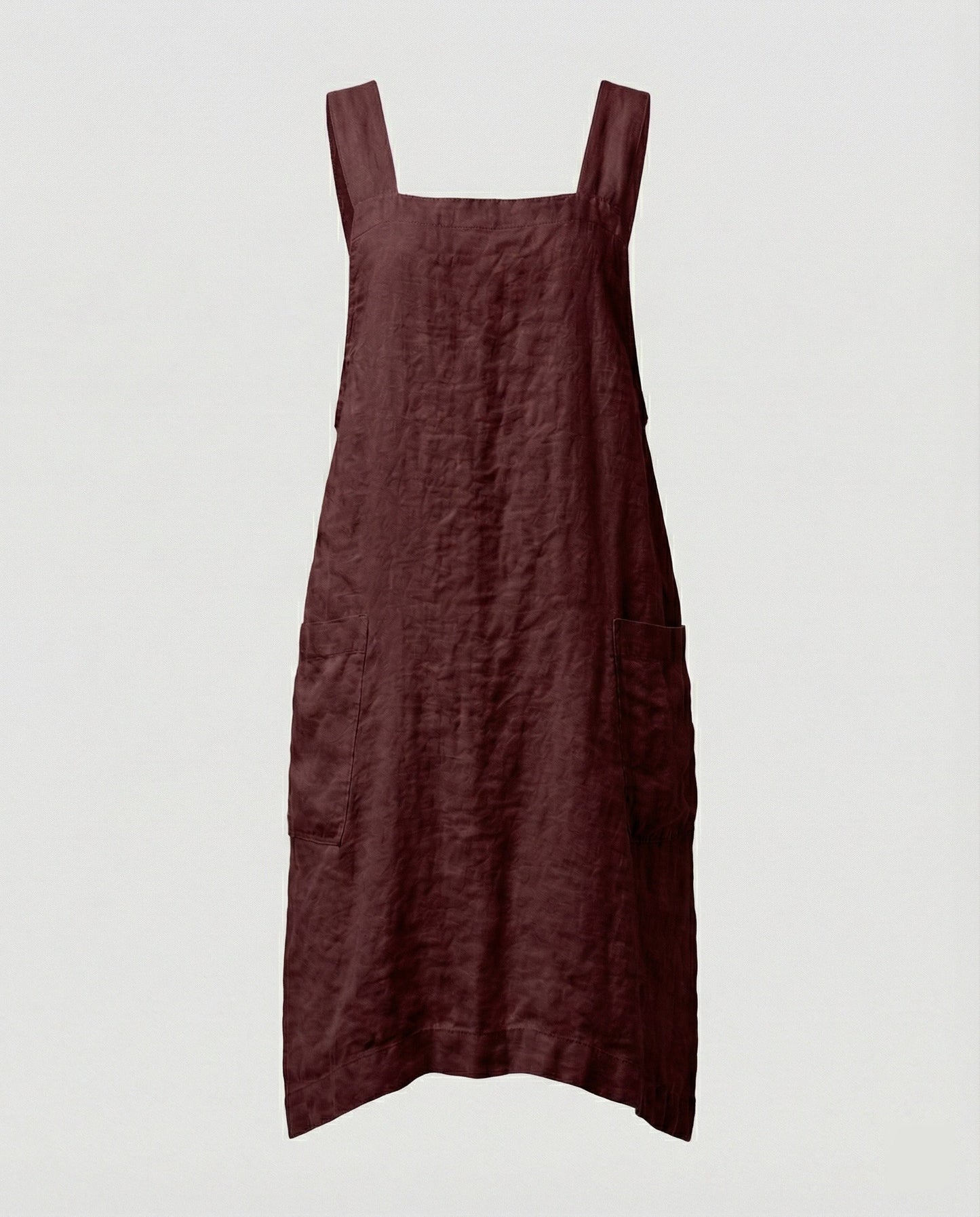 Wearclo | Cotton Apron Dress with Pockets