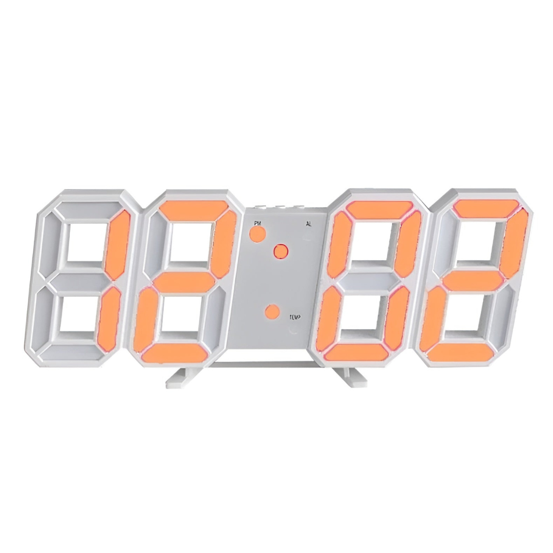 Wearclo | Designer LED 3D Wall Clock with Digital Display and Intuitive Operation