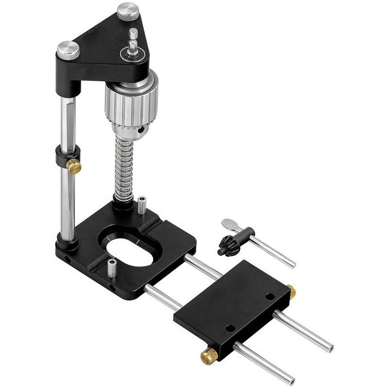Wearclo | Drill Press Guide for Handheld Drills - Portable & Adjustable Woodworking Jig