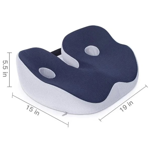 Wearclo | Ergonomic Seat Cushion with Coccyx Cutout
