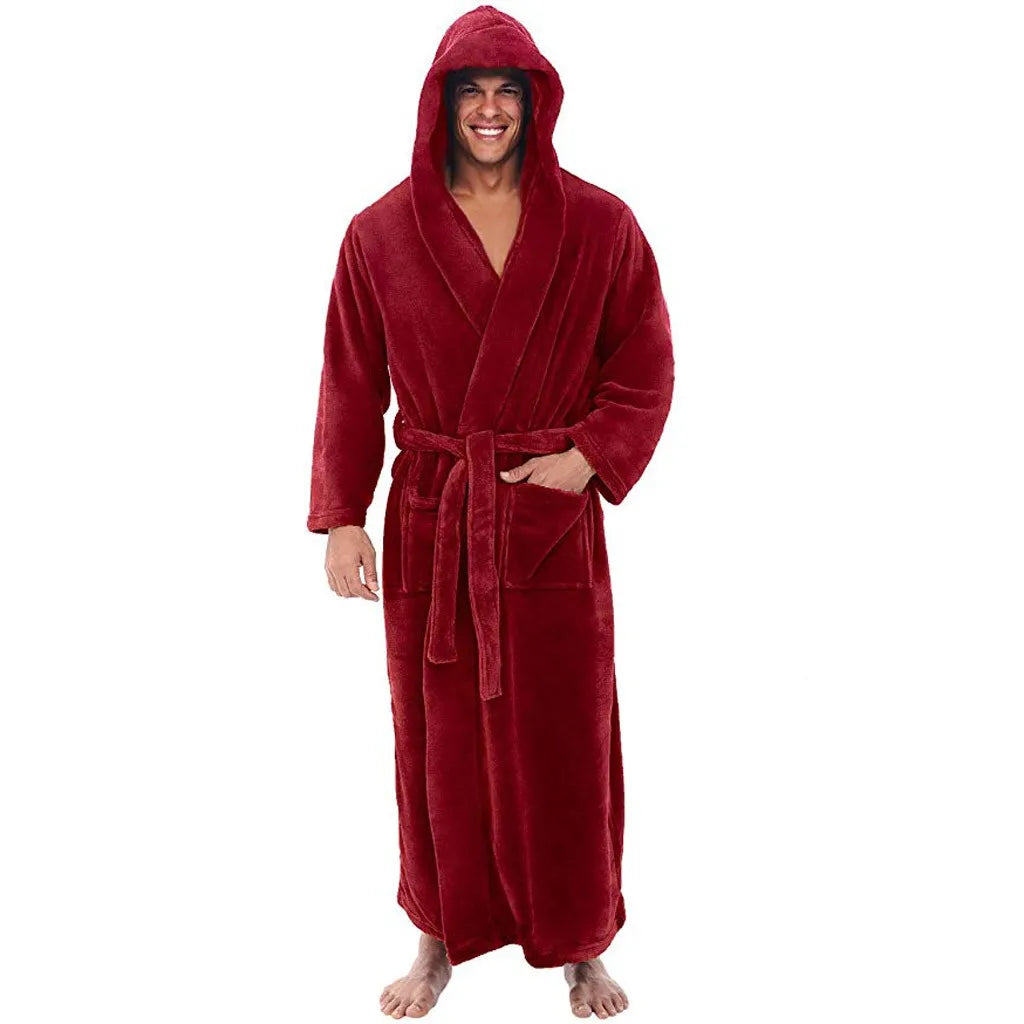 Wearclo | HoodedChill – Cozy Bathrobe for Men