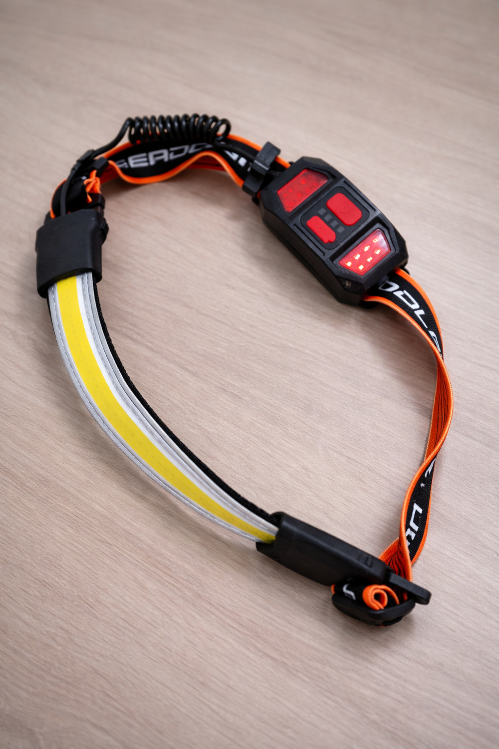Wearclo | Hopedone Rechargeable Headlamp 1000 Lumens, 230° Wide Angle, Waterproof, 2-Pack, Orange
