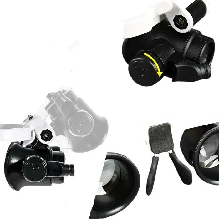 Wearclo | LED Glasses Magnifying Glass 8x 15x 23x