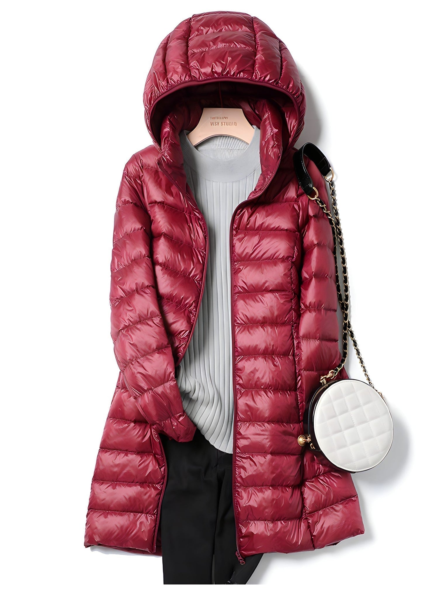 Wearclo Long Down Jacket for Women