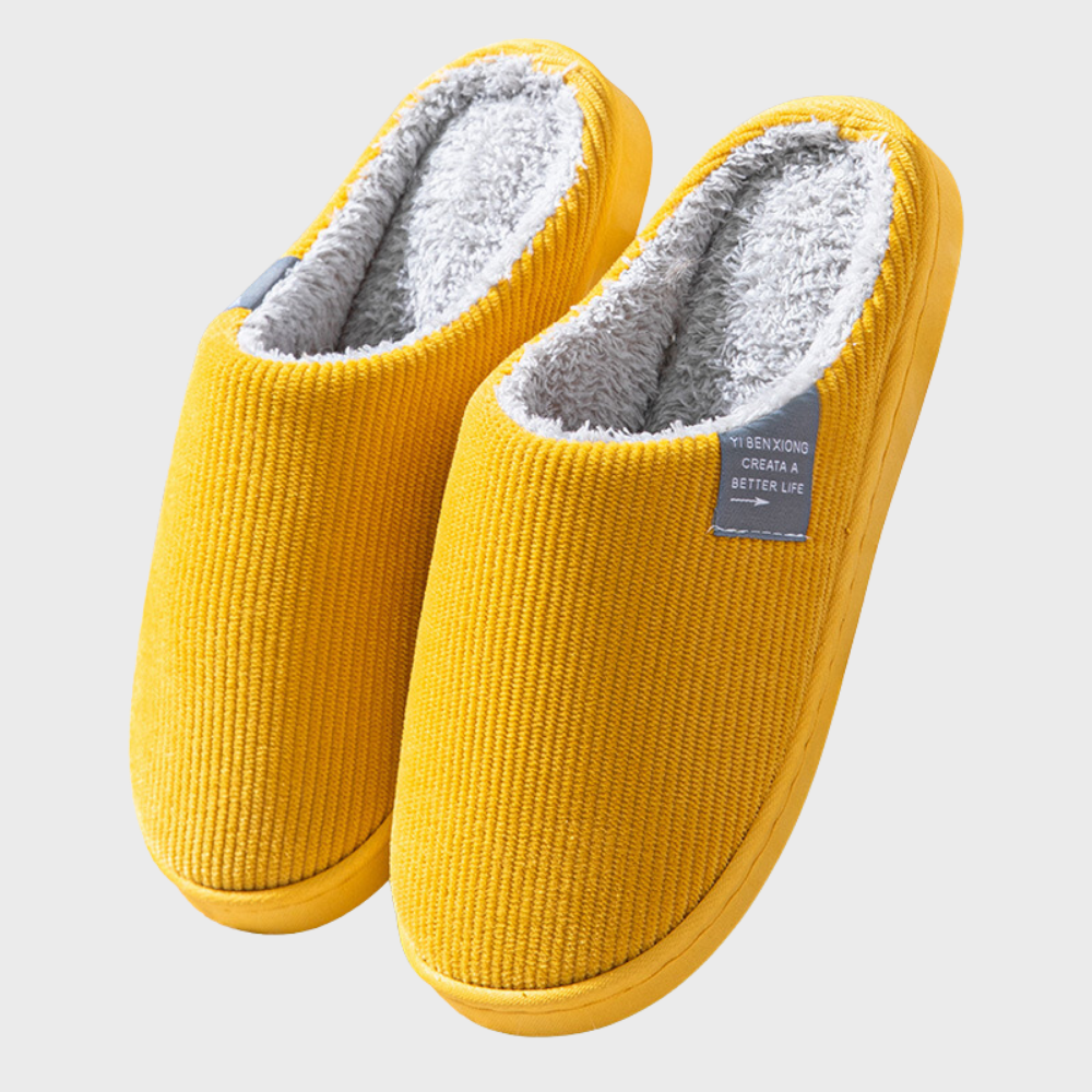Wearclo | Men's Cozy Slippers - Soft Lined House Shoes