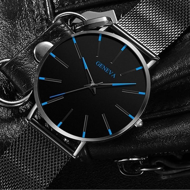 Wearclo | Men's Minimalist Mesh Band Watch