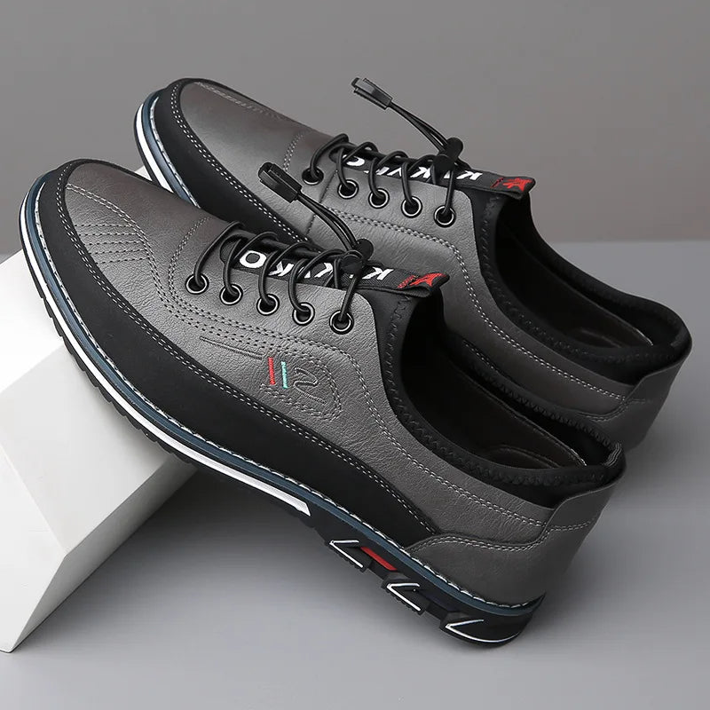 Wearclo | Men's Oxford Shoes - Stylish Lace-Up