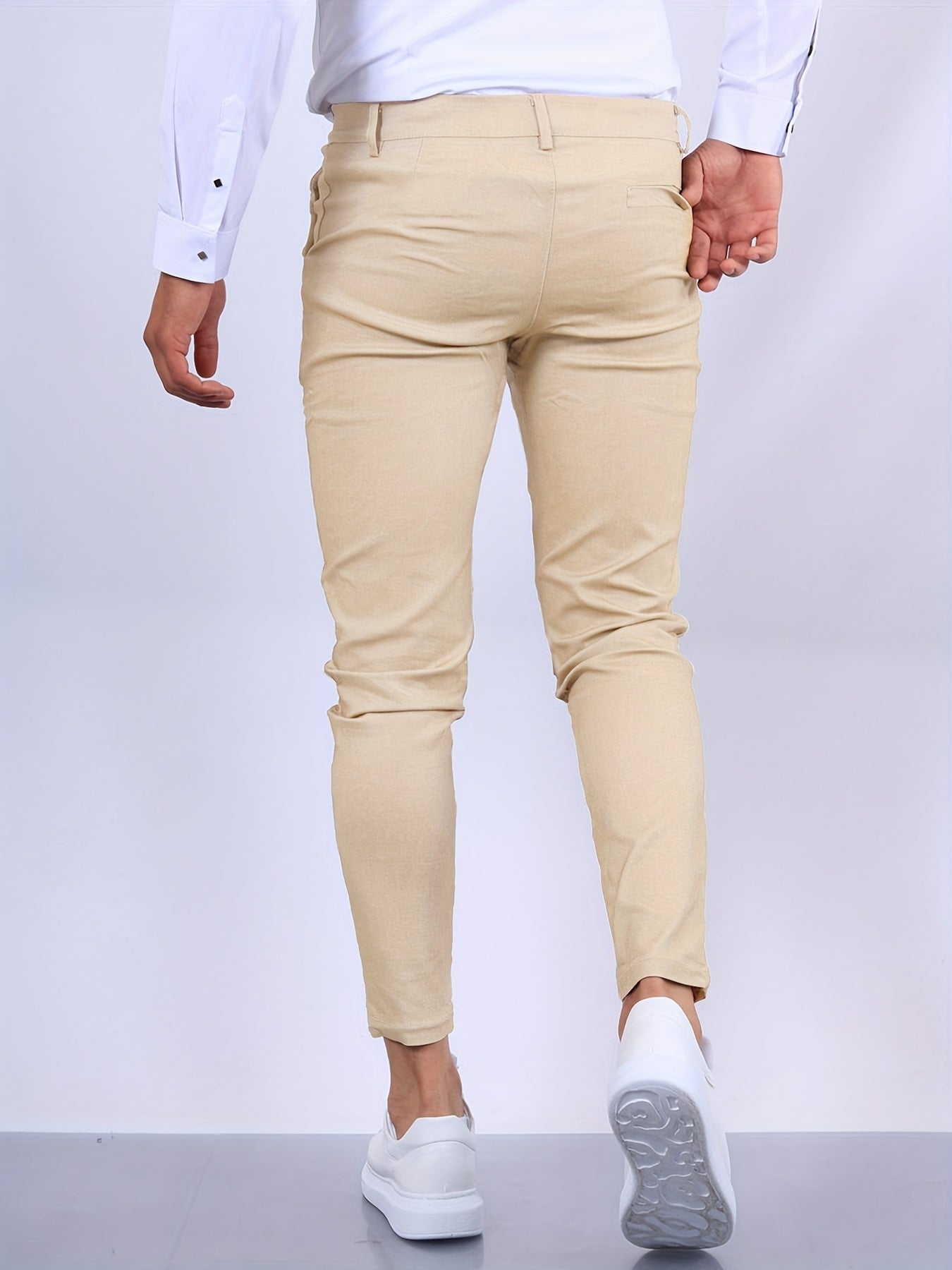 Wearclo | Men's Stretch Skinny Chinos