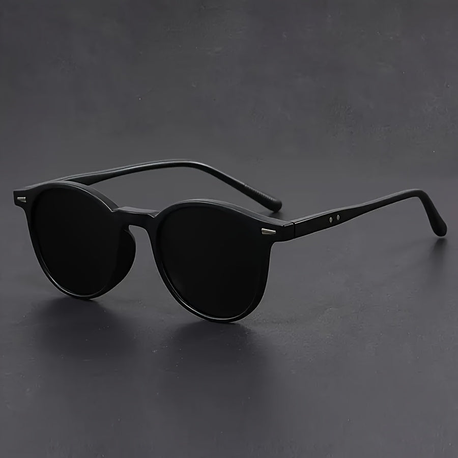 Wearclo | Men's Sunglasses RetroView – Round Tortoiseshell Glasses with Lightweight Frame