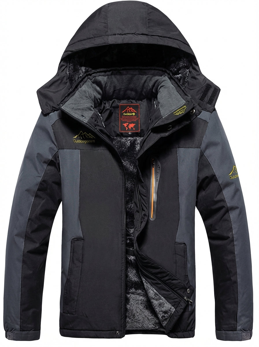 Wearclo | Men's Waterproof Outdoor Jacket with Fleece Lining