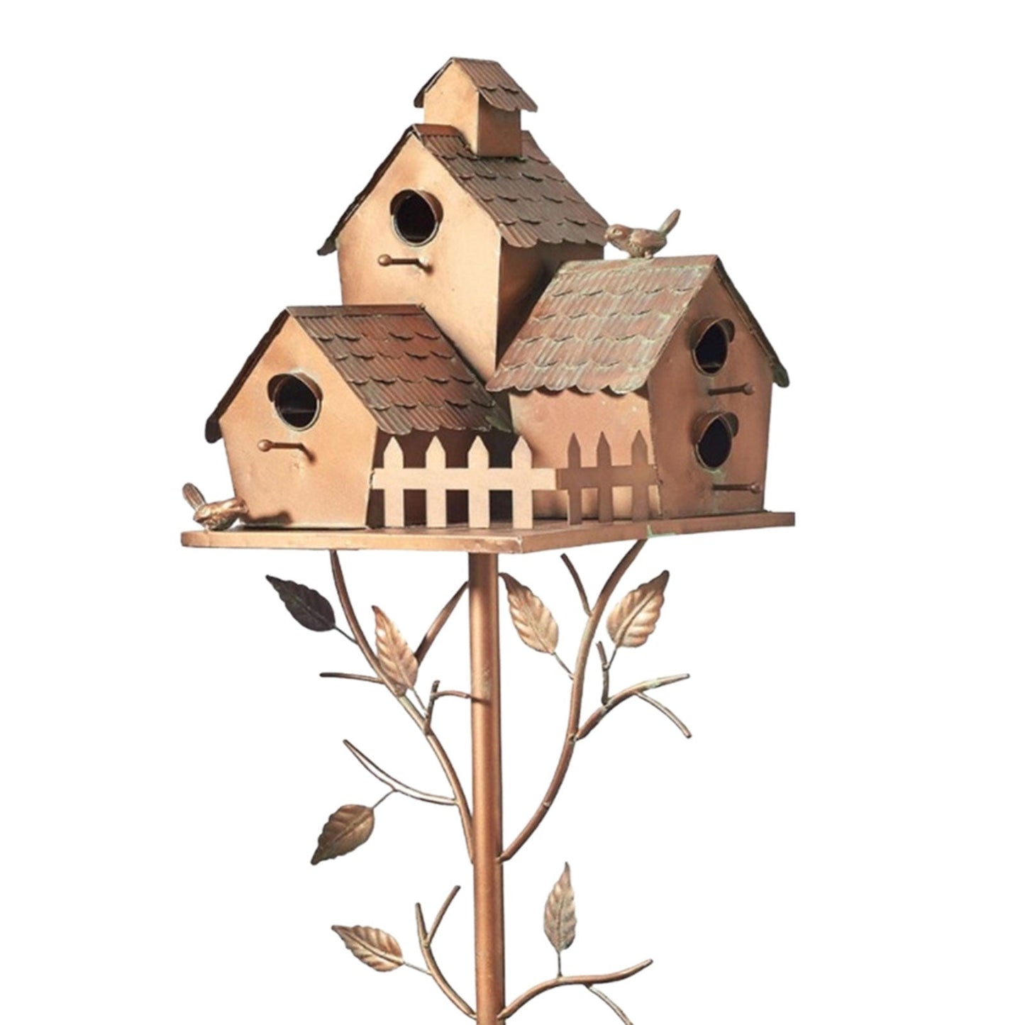 Wearclo | Metal Art Birdhouse on Garden Stake - FeatherNest