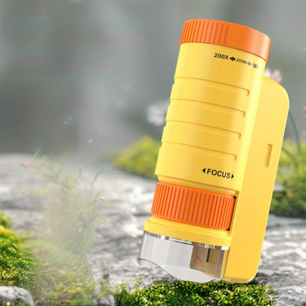 Wearclo | Mini Microscope with LED Light for Kids