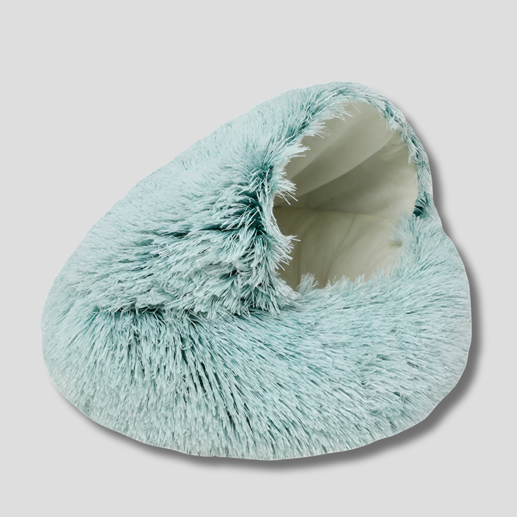 Wearclo | Pet Bed | Cozy Plush Donut Bed for Cats & Small Dogs