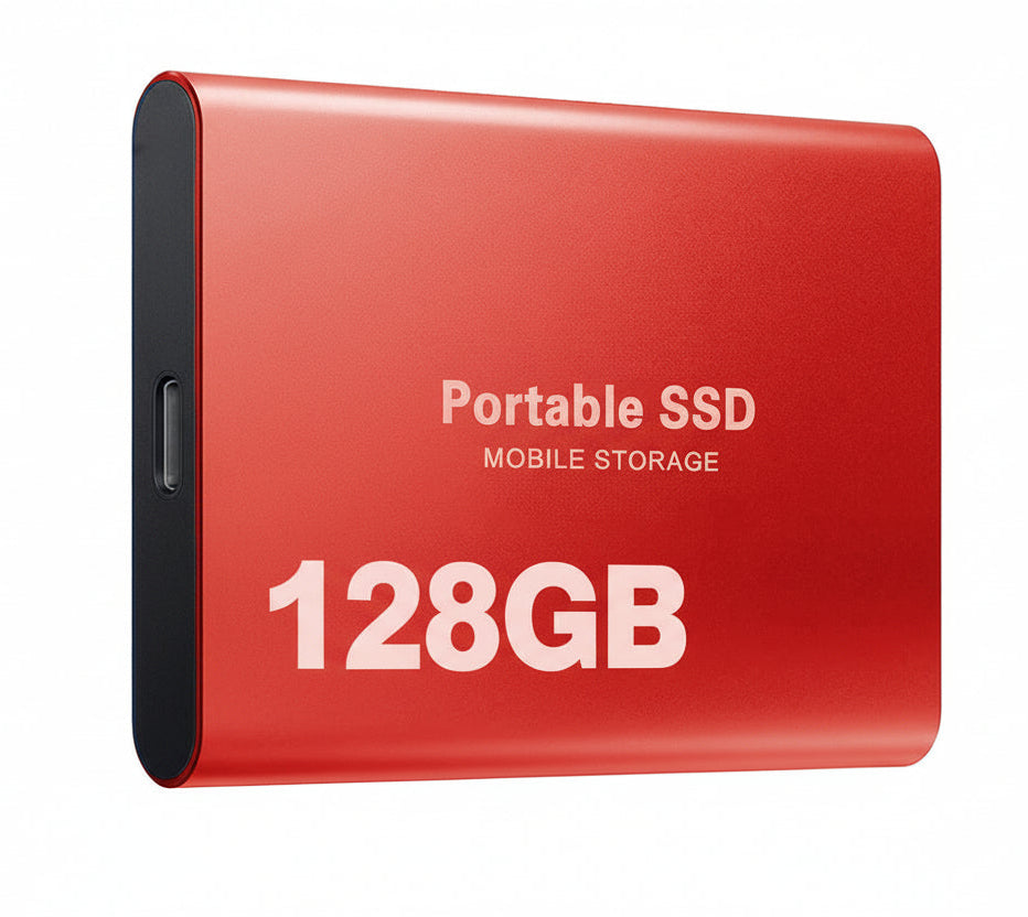 Wearclo | Portable SSD 128GB Hard Drive External Storage Compact Fast Best Quality