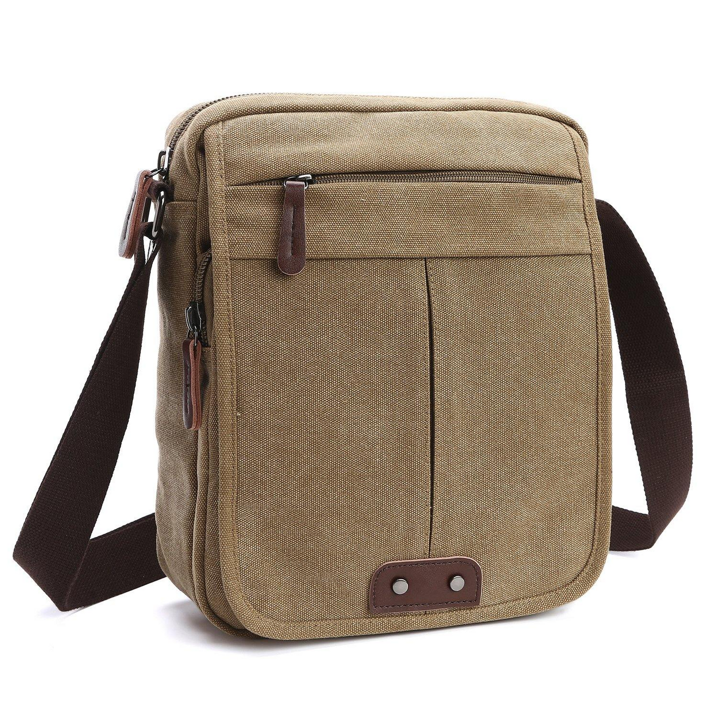 Wearclo | Unisex Crossbody Canvas Bag With Adjustable Strap